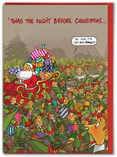 Funny Father Christmas Card
