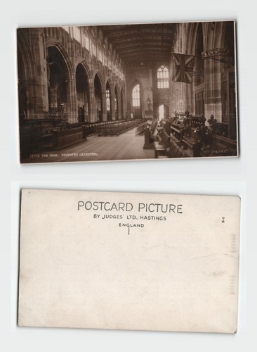 Postcard coventry cathedral - -,