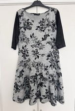 Grey floral skater dress 3/4