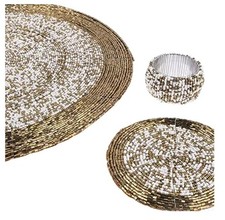 Handcrafted Glass Beaded Round