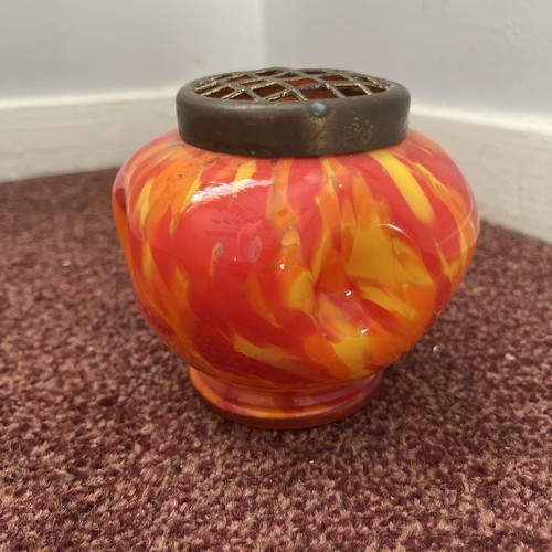 Art deco czech glass - czech, vase