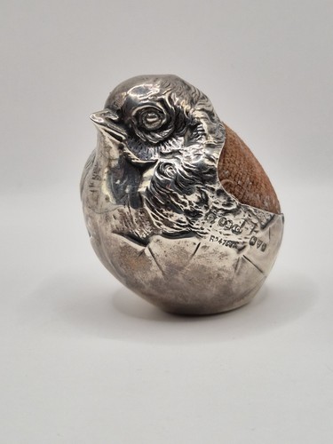 Antique sterling silver bird - antique,