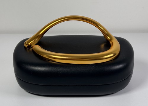 Sculptural black gold handle - sculptural,