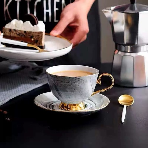 Gray cloud porcelain - gray, cup
