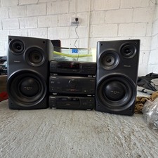 Technics Hi-fi System SE-CH505A SL-CH505 RS-CH505 ST-CH505 & SB-CH515A Speakers