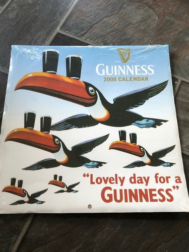 Guinness calendar 2008 sealed - guinness,
