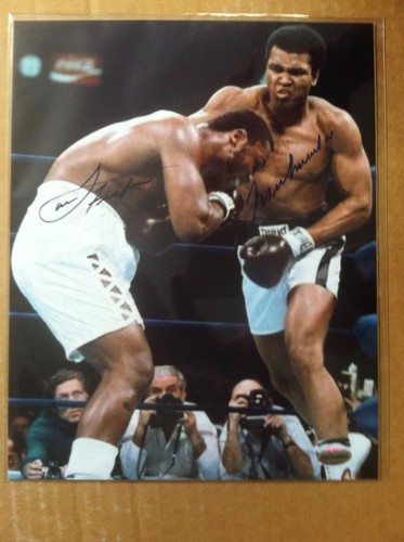 Signed joe frazier - joe, muhammad