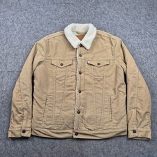 Levis Jacket Mens  Large Brown