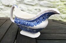 Masons Vista, Blue: Gravy Boat / Sauce Jug