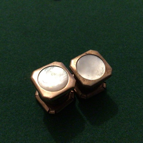 Lion brand art deco cufflinks - lion,