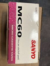 9x Sanyo MC60 Micro Cassette