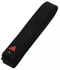 adidas Black Belt Champion Heavy Martial Arts 50mm Cotton Karate Taekwondo Judo
