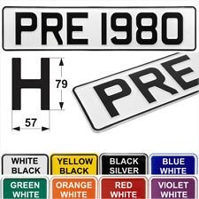 14 Font Style Novelty Pressed metal number plates replica car show any text name