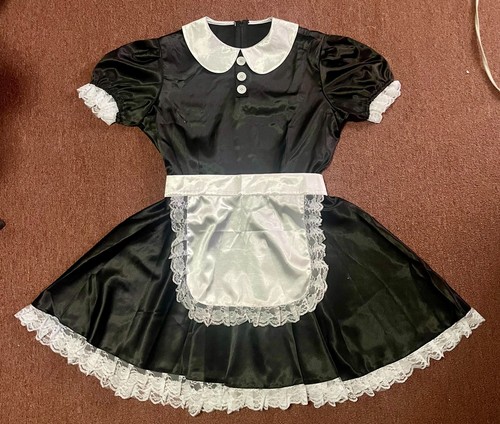 Satin lace sissy - sissy, maid