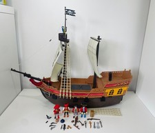 Playmobil Pirate Ship 5135 Playset Figures Bundle