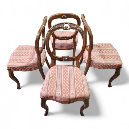 Victorian walnut balloon - walnut, back