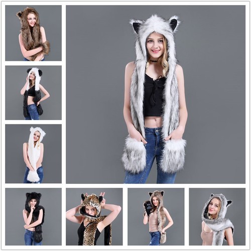 New grey wolf faux - grey, animal