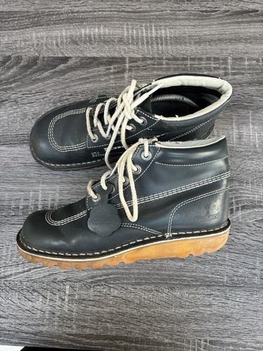 Kickers kick leather boots - hi,