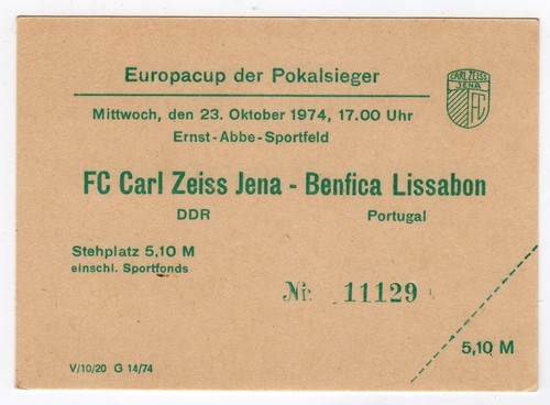 Ticket carl zeiss jena - ticket, ec