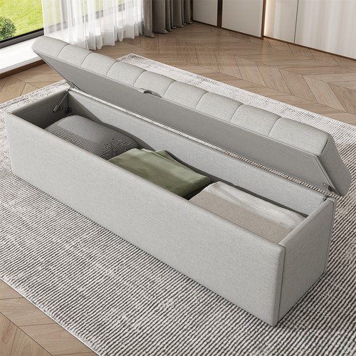 Ottoman storage bench - ottoman,