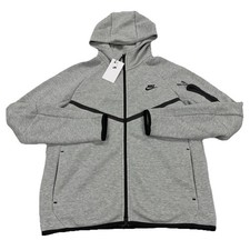 Nike Tech Fleece Zip Hoodie Mens Grey Size UK Medium New