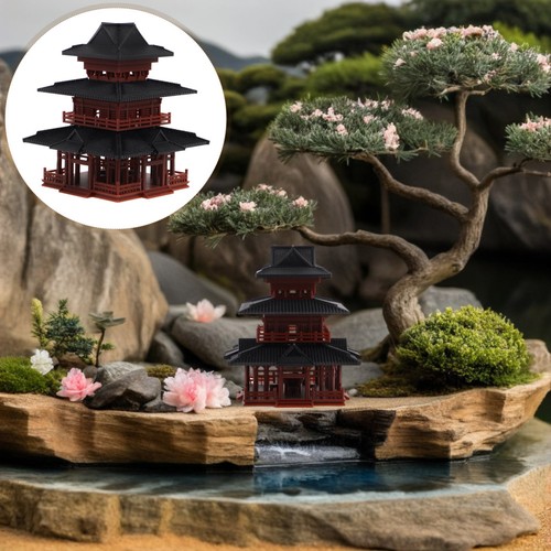 Mini hexagonal pavilion statue - mini,