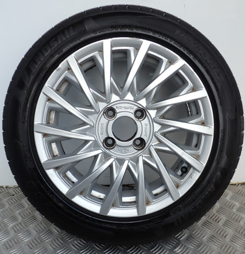 Fiat 500 silver alloy - fiat, 15"