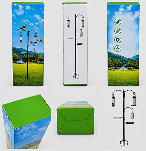 Outdoor black metal double - black,