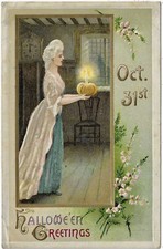 Antique Halloween Postcard