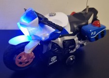 POLICE MOTORBIKE REMOTE CONTROL BIKE FAST SPEED SOUNDS & STUNTS DRIFT BOYS TOY