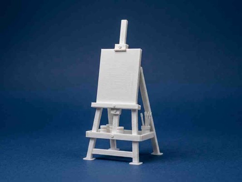 Dollhouse furniture art - dollhouse, easel