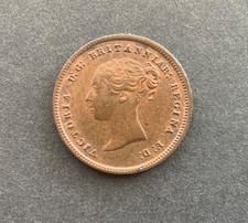 1844 Half Farthing Coin -
