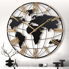 Oversized Silent World Map