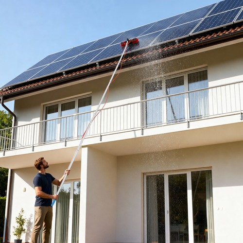 Telescopic window cleaning - telescopic,