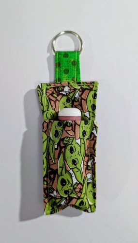 Chapstick holder keychain - chapstick, holder,