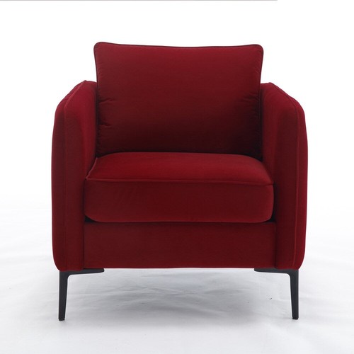 Mid century velvet accent - century,