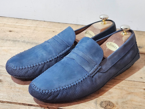 Stemar lipari mens blue nubuck - mens,