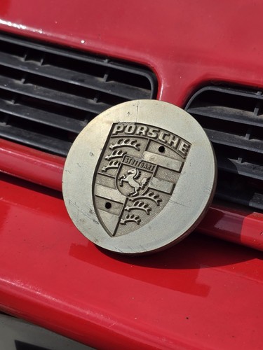 Porsche center cap - center, metal