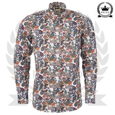 Relco Mens Paisley Shirt Long