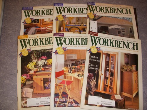 Workbench magazine lot 6 - lot, of