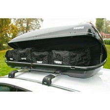 Thule Roof Box Large 450 litre Capacity Glossy Black - Ocean 200 TopBox