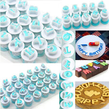 26 Alphabet Number Letter Fondant Mold Cake Decorating Set Icing Cutter Mould