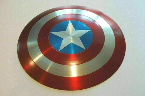 Captain america shield - shield, metal