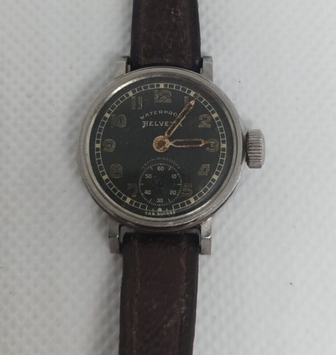 Helvitia vintage watch black - watch,