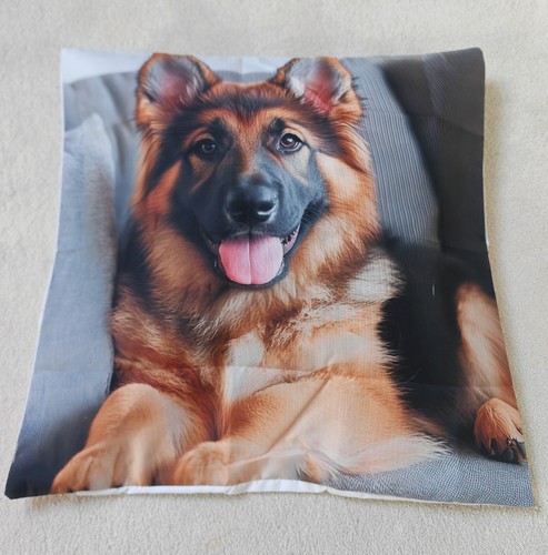 German shepherd cushion cover - german,