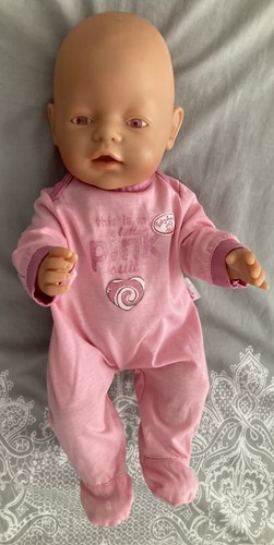 Zapf baby born doll - , and