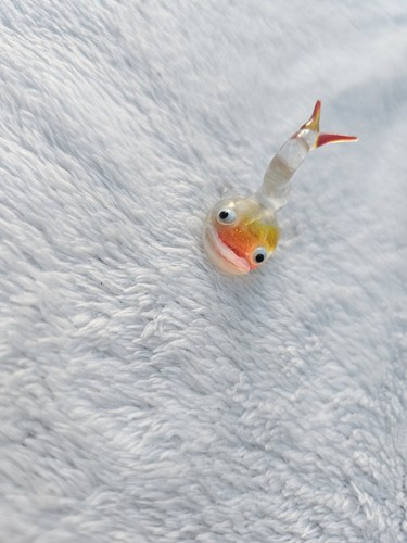 Vintage glass fish - vintage, ornament