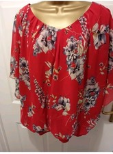 Beautiful Red Floral BUBBLE