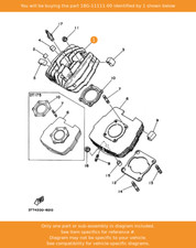 YAMAHA Head, Cylinder 1