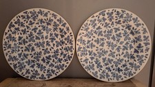 Ikea IK 6 Blue Dinner Plates